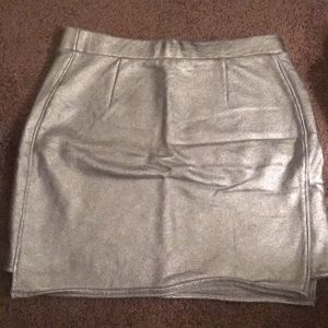 Silver skirt